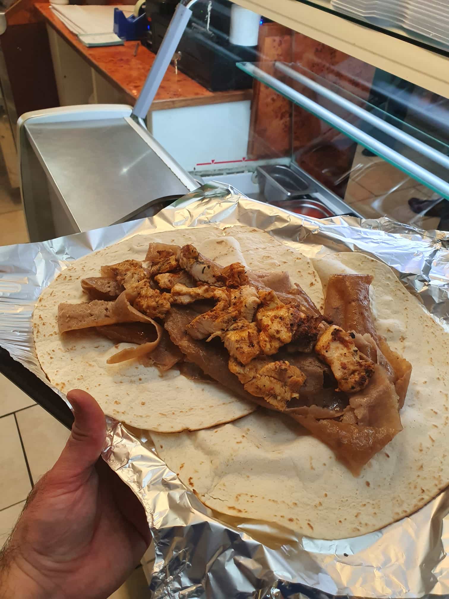 Memos Takeaway Melrose Doner Wrap